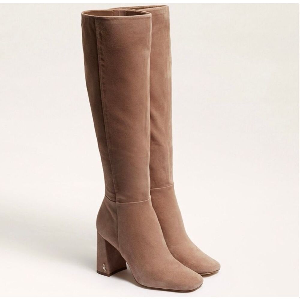 Sam Edelman Clarem Tan Suede Knee High Boot Size 9.5